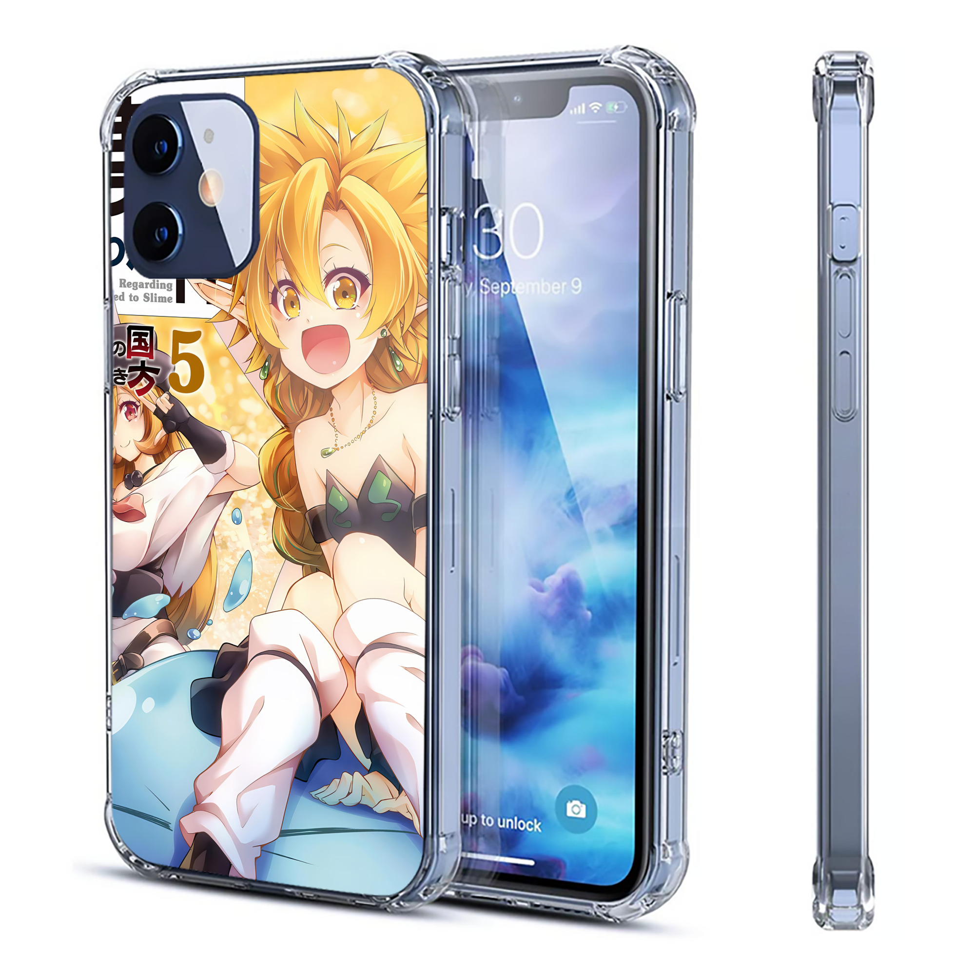 （画像用） 転スラ Regarding Reincarnated to Slime 【iPhone 12シリーズ対応】透明スマホケース（クリアソフトケース）